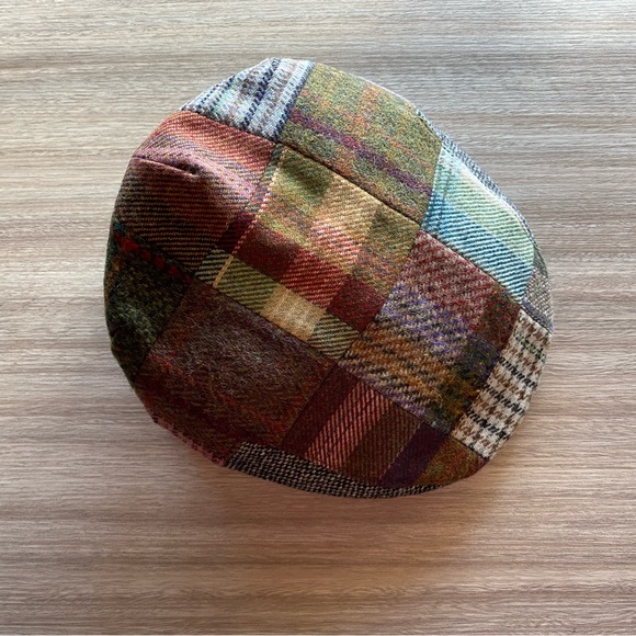 Mens patchwork wool cap - Picture 3 of 4